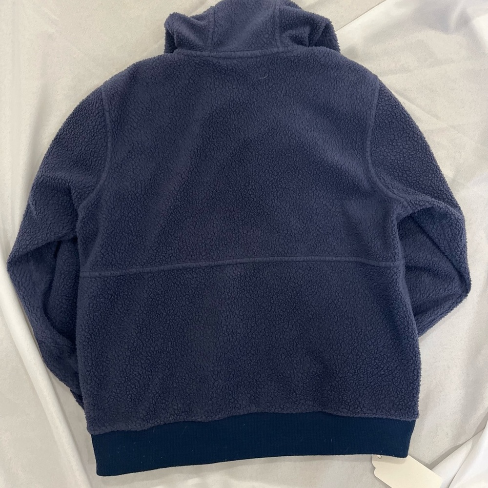 Patagonia navy blue zip up hoodies